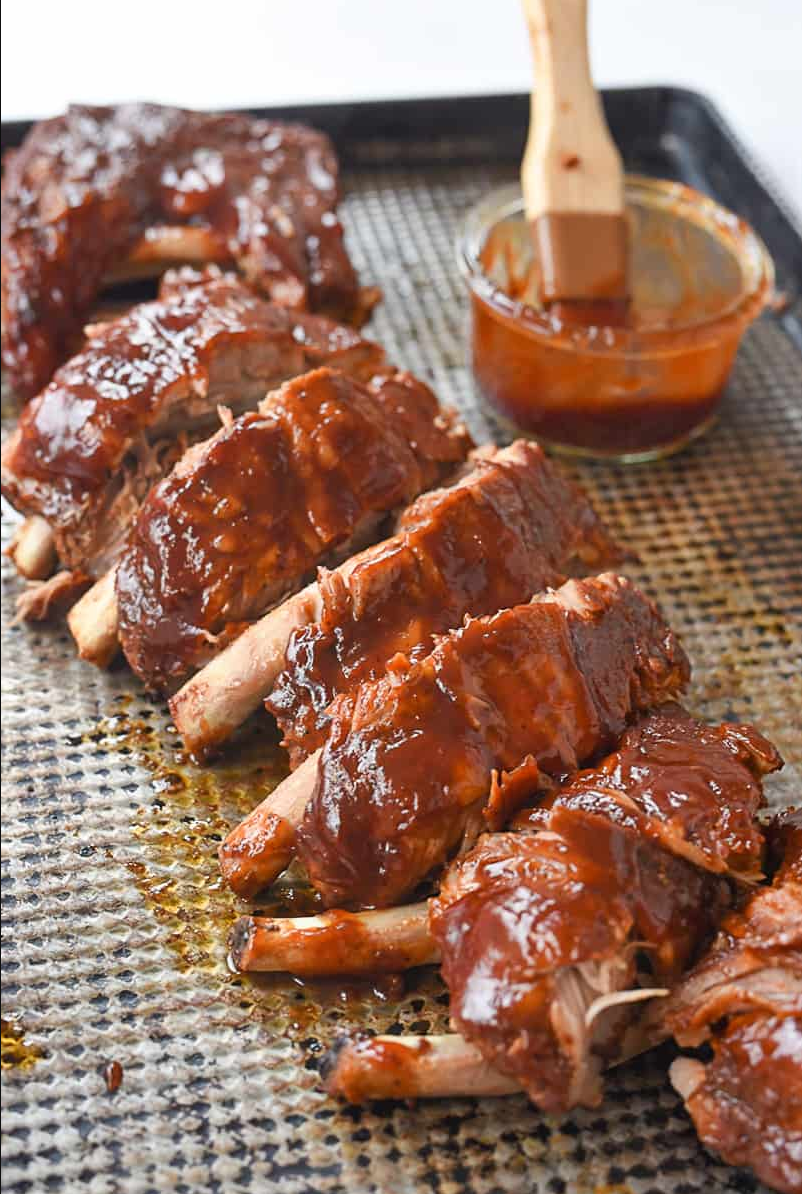 "Crockpot Barbecue Ribs - A tantalizing dish cooked to perfection in a slow cooker."