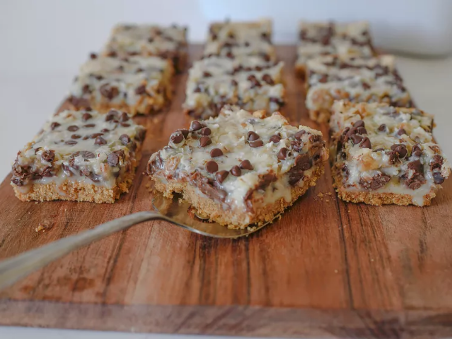 Magical Cookie Bars - A heavenly mix of graham crackers, nuts, chocolate, and coconut.