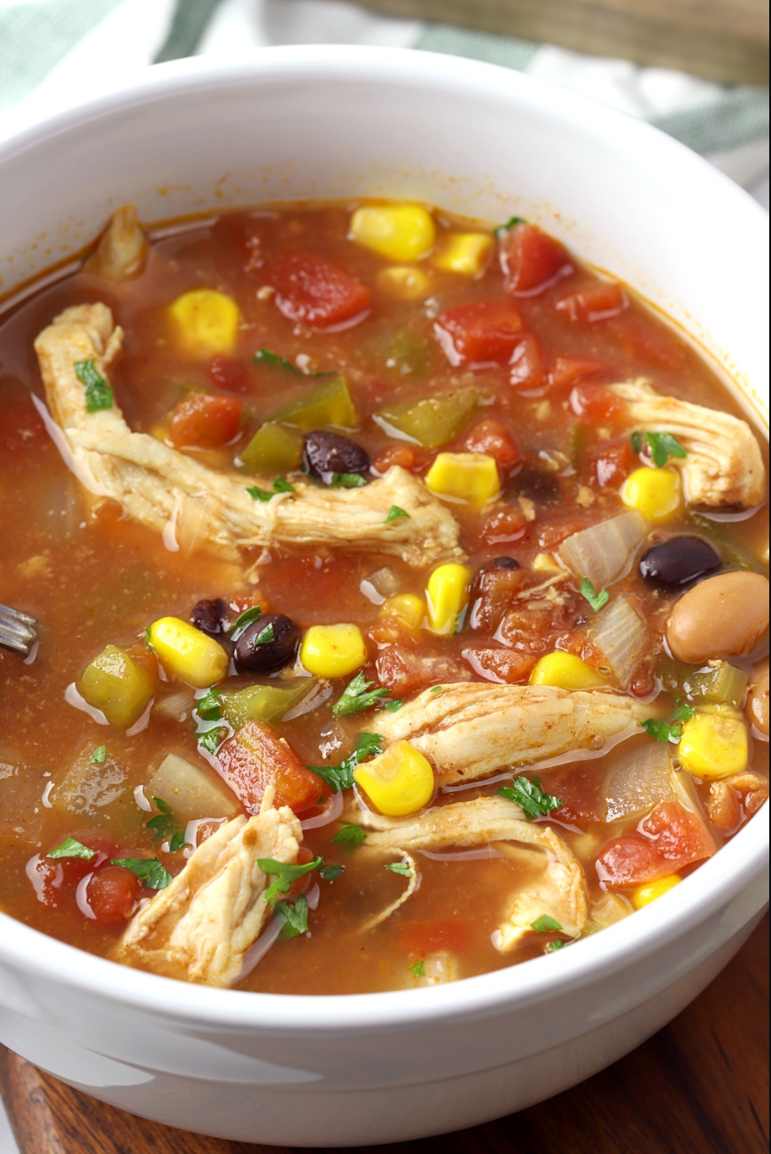 slow cooker taco soup – recipestasteful