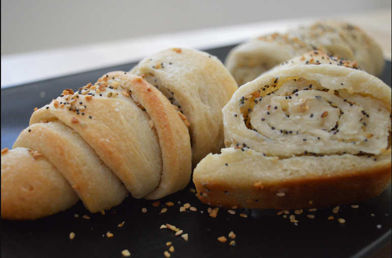 Bagel Roll-Ups - A Quick and Flavorful Snack