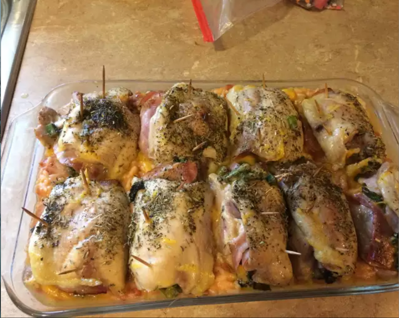 One Skillet Asparagus Stuffed Parmesan Chicken - A Culinary Masterpiece